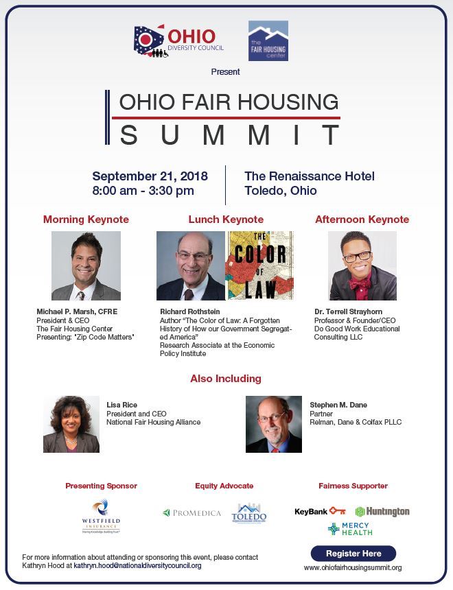 Ohio Fair Housing Summit flyer