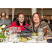 Two women enjoying a salad