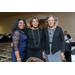 Three women posing for a photo