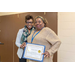 woman office with certificate by CEO woman smiling